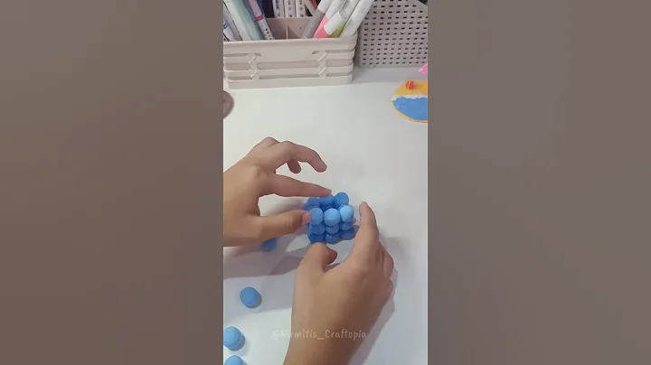 Super Clay Art 🌷 Day 3 | Mini Tulip Flower Pot DIY | Aesthetic Pinterest Craft #shorts #diy #craft