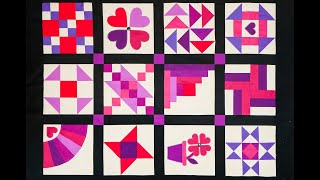 Promo film for Beginner Patchwork Sampler Quilt Series with Sallieann Harrison