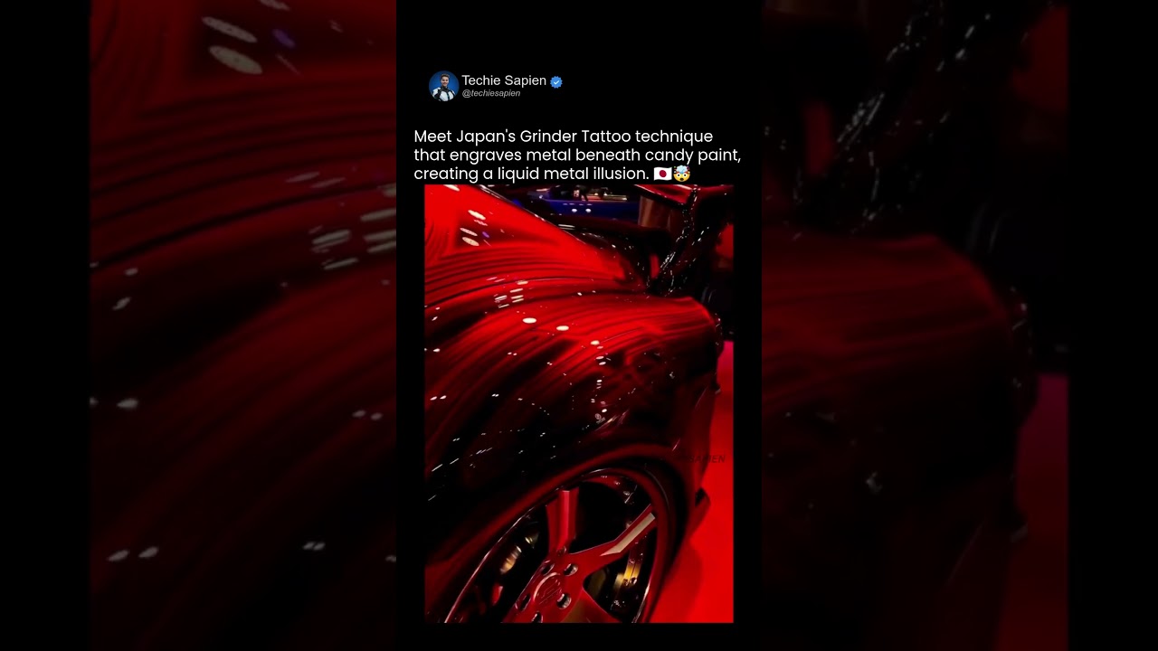 The Incredible Japanese Paint Technique That Makes Cars Look Like Flowing Liquid Metal 🇯🇵🔥🤯