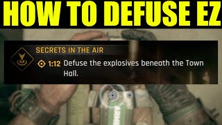 Dying light the beast - defuse explosives beneath town hall | secrets in the air