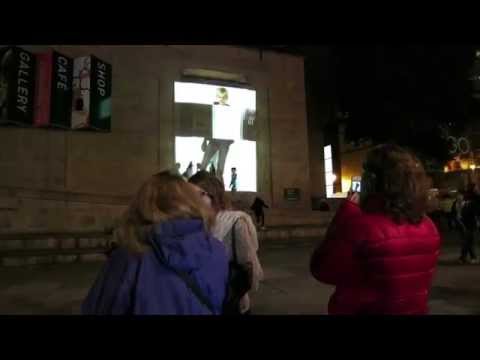 BodyRemixer Installation at Light Night Leeds 2014
