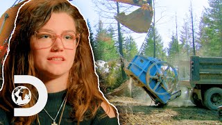 Rain Successfully Moves A 30Ton Rock Crusher | Alaskan Bush People