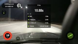 BMW F10 LCI bootmod3 st1 acn91 acceleration 0-100, 1/4mile, 100-150