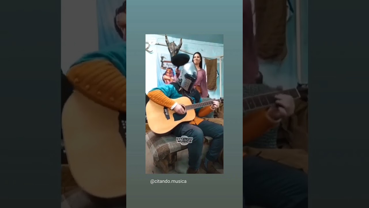 Back in Black AC-DC with pan and upset wife!