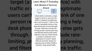 DoS (Denial of Service) Attack Explained for Beginners 🚫💻 #shorts