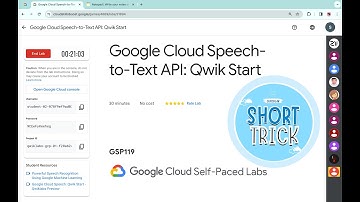 Google Cloud Speech-to-Text API: Qwik Start || #qwiklabs || #GSP119 ||  [With Explanation🗣️]
