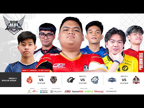 🔴 LIVE | MPL ID S13 | Regular Season | Hari 3 Minggu 9