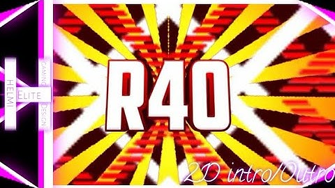 Ranggaok40|| #r40contest2k17part2intro||2D Intro||Made On Android 100%
