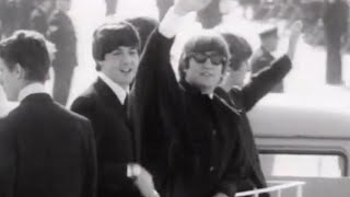 The Beatles Arrive In Sydney - ABC Channel 2 News (Raw Footage) - 18 June 1964