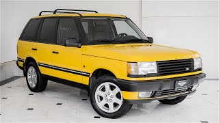 Yellow on Black 2002 Land Rover Range Rover 4.6 HSE Borrego Edition Yellow Range Approx 2002