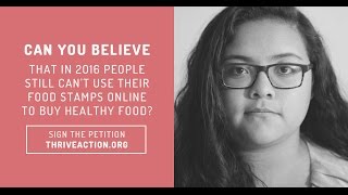 Healthy Food For All: Help Bring Food Stamps Online