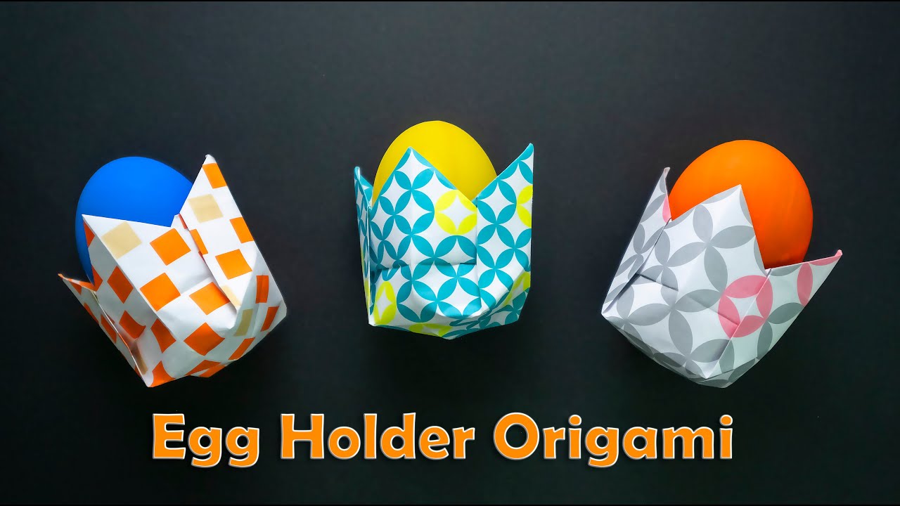 How to make an Origami Easter Egg Holder
