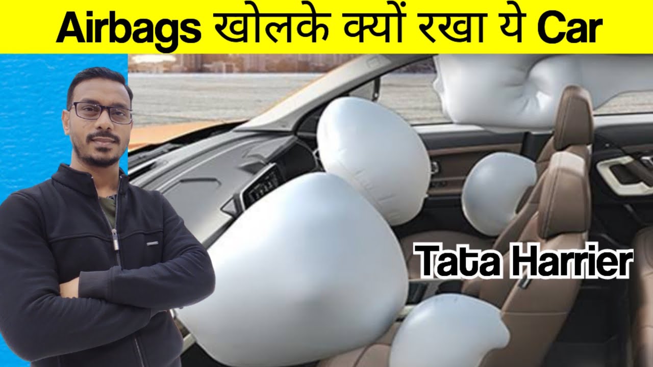 Tata Harrier Airbag Shown in Auto Expo 2023 Tata Safety Priority