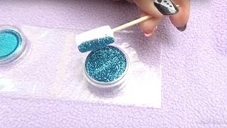 gel glitter nail apply polish tips diy