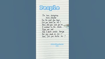 Thumbnail of People~Libianca ft Arya Starr Omah Lay#shorts #shortsfeed #lyrics #viral
