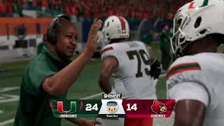 EA Sports College Football 27 - Road To Glory - Miami RB - Year 3 -  Semifinals - Orange Bowl