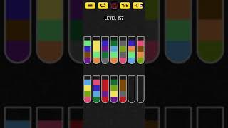 WATER SORT PUZZLE - Level 157 [Solution by GamesArena]