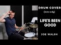 Lifes been good joe walsh   drum cover with notation  intro only