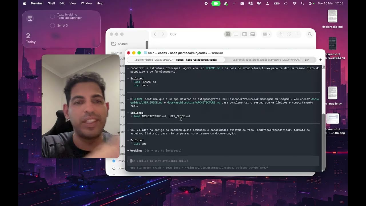 Aplicativo de Mensagem Secreta: Construindo com IA