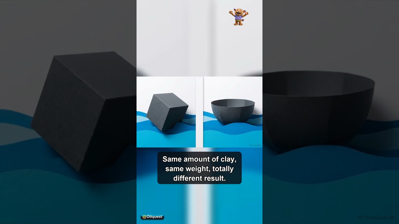 How Do Things Float or Sink #Shorts (3)
