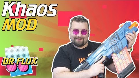 Nerf Rival Khaos 3s Mod 120 Rounds in 27 seconds
