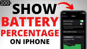 How to Show Battery Percentage on iPhone Status Bar - 2023