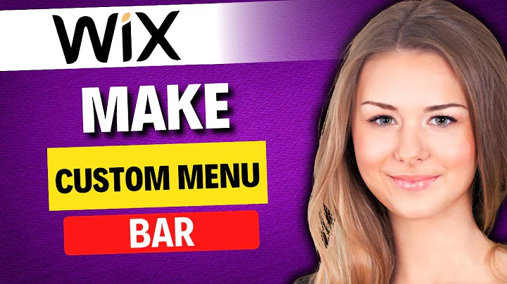 HOW TO MAKE CUSTOM MENU BAR ON WIX