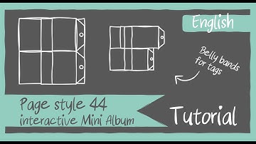 Page Style 44 TUTORIAL for interactive 6x6" and 8x8" Mini Albums