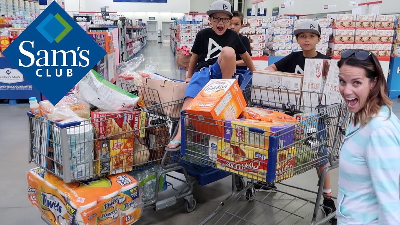 SUMMERTIME SAMS CLUB GROCERY HAUL 🛒 KIDS PICK OUT THEIR OWN SUMMER