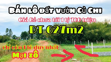 Nhà đất củ chi | giá rẻ | giới thiệu | Lô đất 14,5x44 mặt tiền đường đất đỏ SHR chính chủ