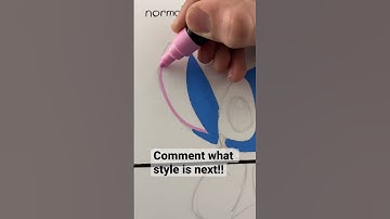 One drawing, But one 4 Different styles!! Part 1 #shorts #art #satisfying #youtubeshorts