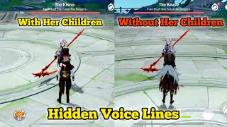 Arlno Boss Hidden Voice Lines With Vs Without Her Children