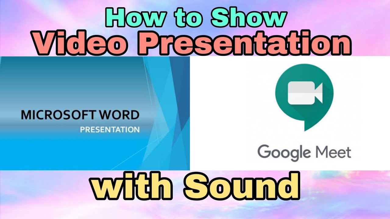 how to make a presentation on google meet