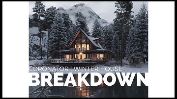 Winter House - Making of Teaser | Corona Renderer | 4pixos Academy