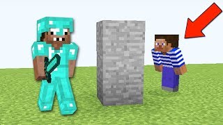 НУБ С ПЕРВОГО РАЗА ЛЕГКО ОБМАНУЛ ПРО МАЙНКРАФТ ! НУБИК ИГРАЕТ В ПРЯТКИ В MINECRAFT !