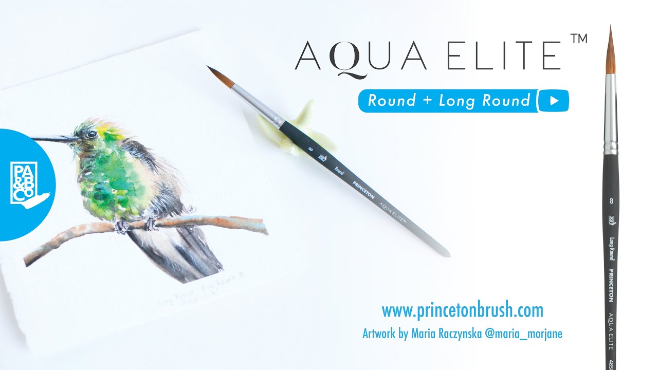 Princeton Aqua Elite Watercolor Brushes 