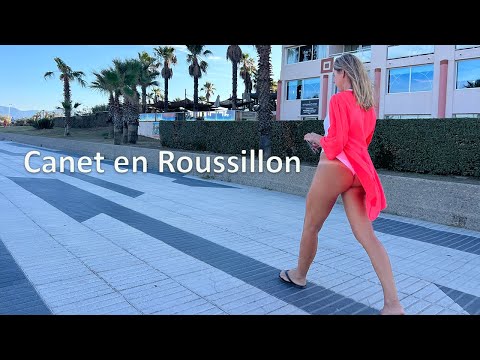 Canet en Roussillon, France - SUMMER 2023 4K-HDR Walking Tour