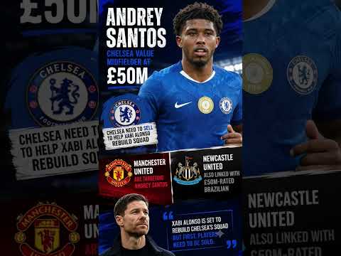Video Manchester United Target Andrey Santos! Chelsea Demand £50M Amid Transfer Battle