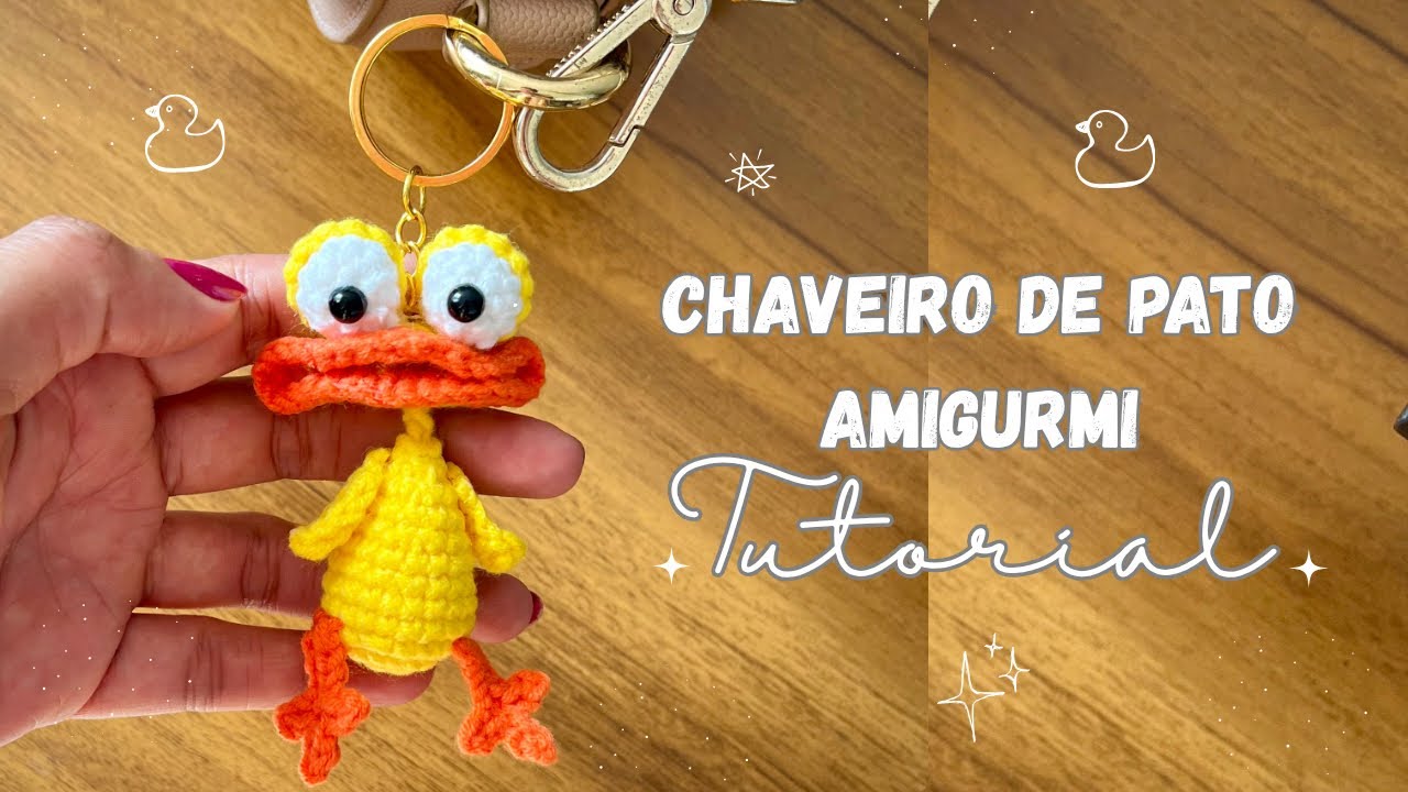 Chaveiro de pato Amigurumi | Fácil e rápido de fazer 🦆🧶
