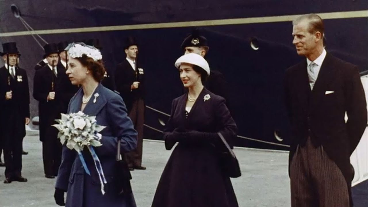 Royal Visit To Leith 1956 BFI National Archive YouTube
