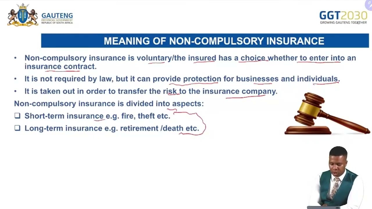 Business Studies - Investment Insurance