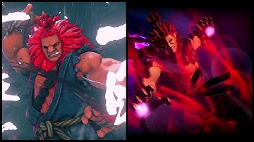 Street Fighter V & Ultimate Marvel Vs Capcom 3 - Akuma: The Raging Demon (Fighting Game Combo Mix 1)