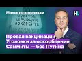 Провал вакцинации, уголовки за оскорбление, саммиты — без Путина | Милов по вторникам