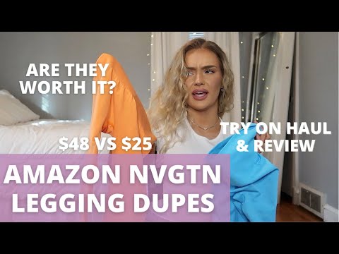 CHEAP NVGTN  DUPES LEGGING REVIEW & TRY ON HAUL