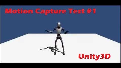 Unity3D Motion Capture Software Test 1 (Cinema Mocap)