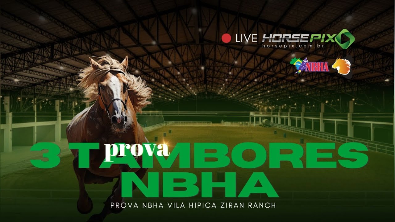 1º Prova de 3 tambores NBHA Vila Hipica Ziran Ranch - Horsepix - YouTube