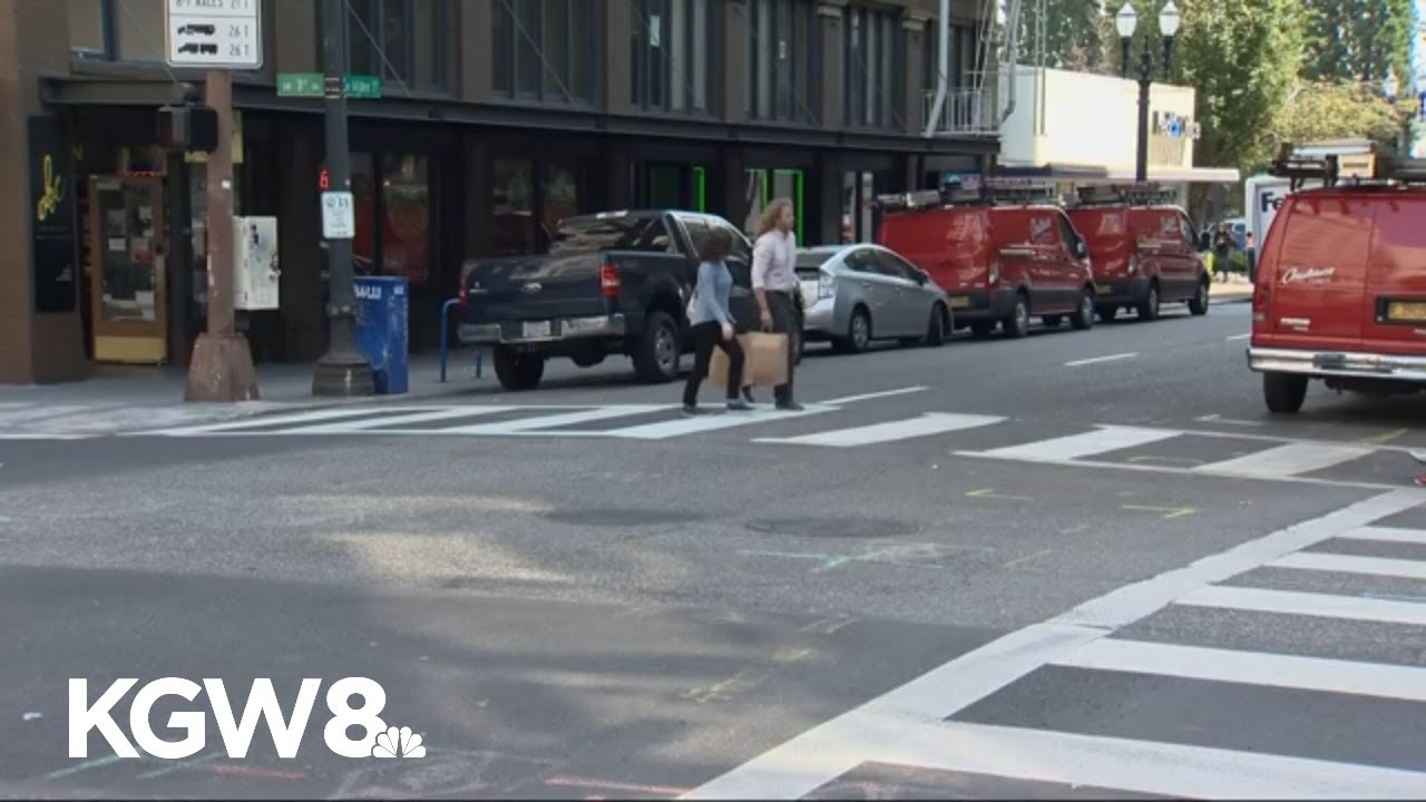 Downtown Portland seeing more foot traffic, report says