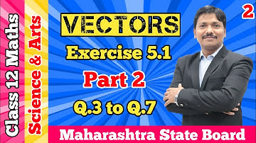 Vectors Ex.5.1 Part 2 | Class 12 Maths | Maharashtra Board | Dinesh Sir