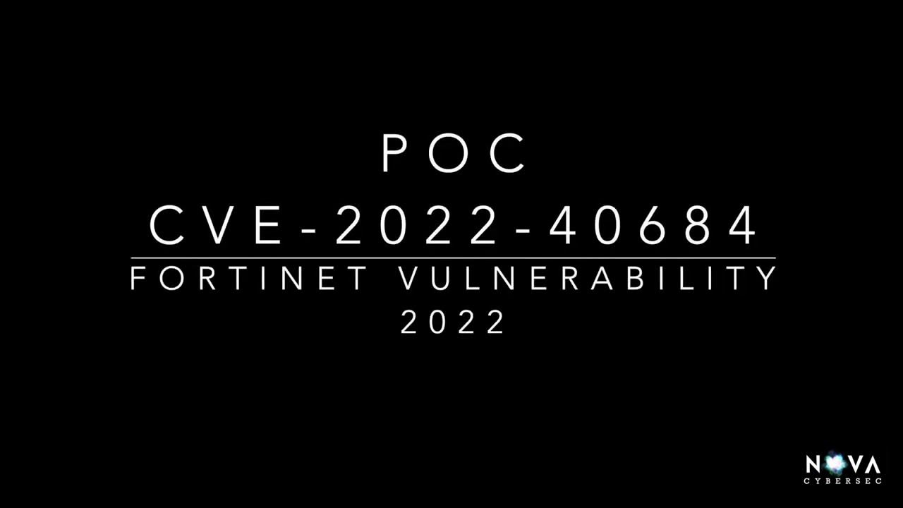 PoC CVE202240684 YouTube