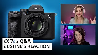 iJustine Reacts to the NEW Sony a7S III Camera | Sony Alpha Universe